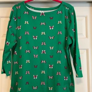 Women’s Charter Club Butterfly Top 🦋